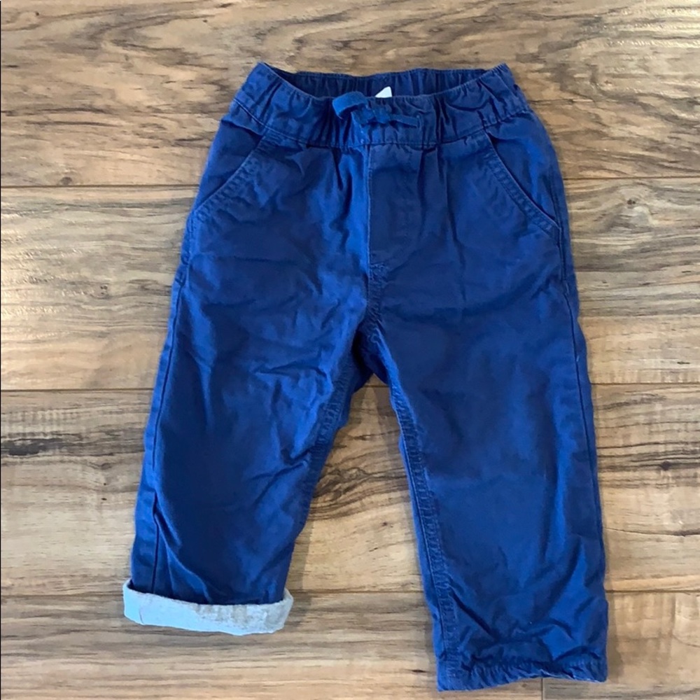 Toddler boy fleece lined Gap pants